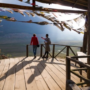 Viewpoint at Wangdue valley, Bhutan