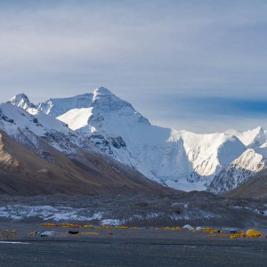 Mount Everest at sunrise