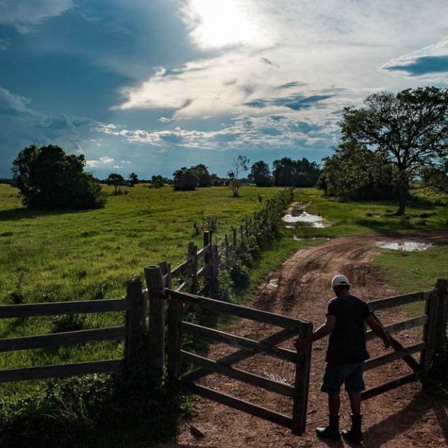 Dramatic skies at Pousada Aguapé