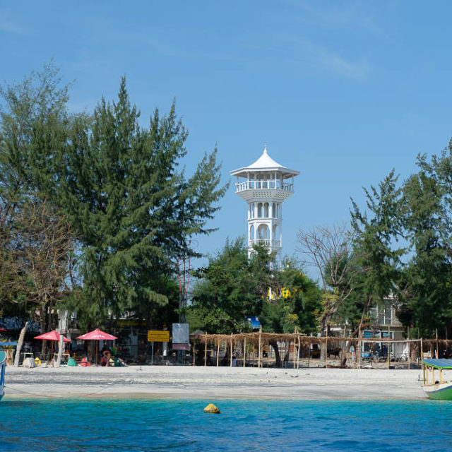 Tower on Gili Trawangang
