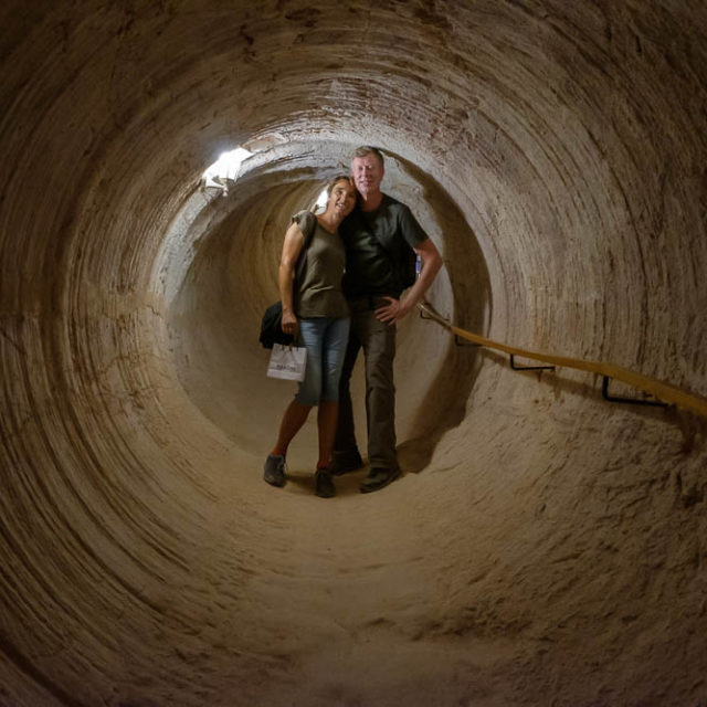 Visiting an opal mine in Coober Pedy