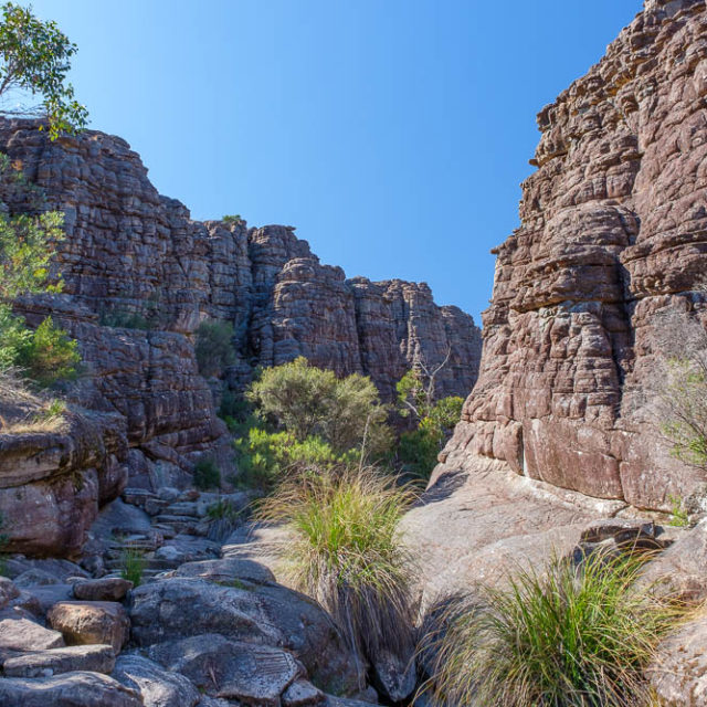Pinnacle lookout hike through the Grand Canyon in the Grampians