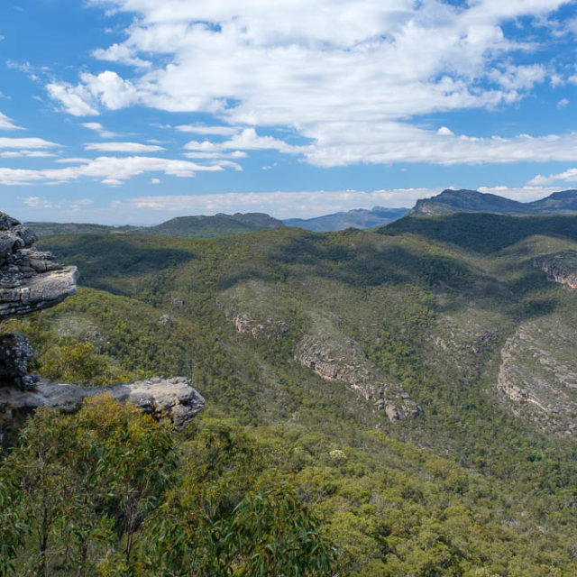 The Balconies lookout in the Grampians