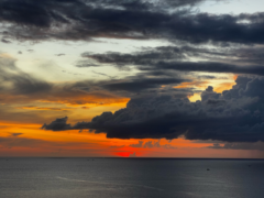 Paresa dramatic sunset