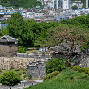 Hwaseong fortress in Suwon